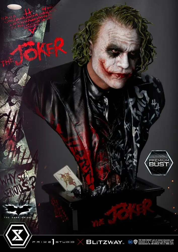 The Dark Knight Premium Busta The Joker 26 cm produktová fotografia