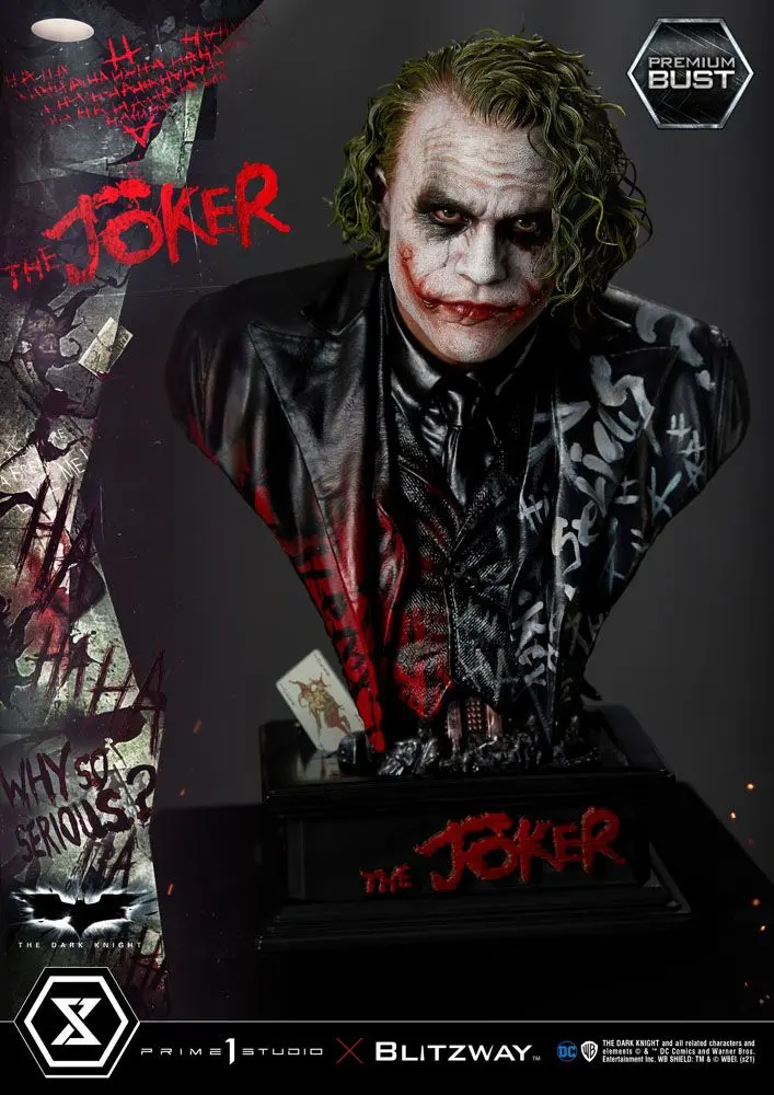 The Dark Knight Premium Busta The Joker 26 cm produktová fotografia