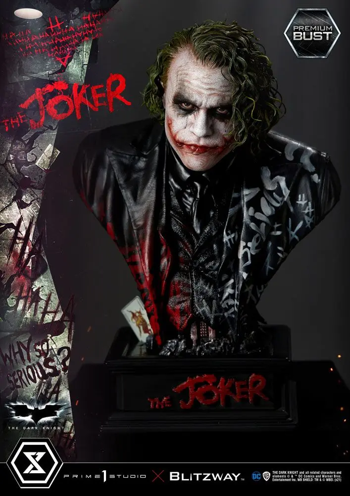 The Dark Knight Premium Busta The Joker 26 cm produktová fotografia