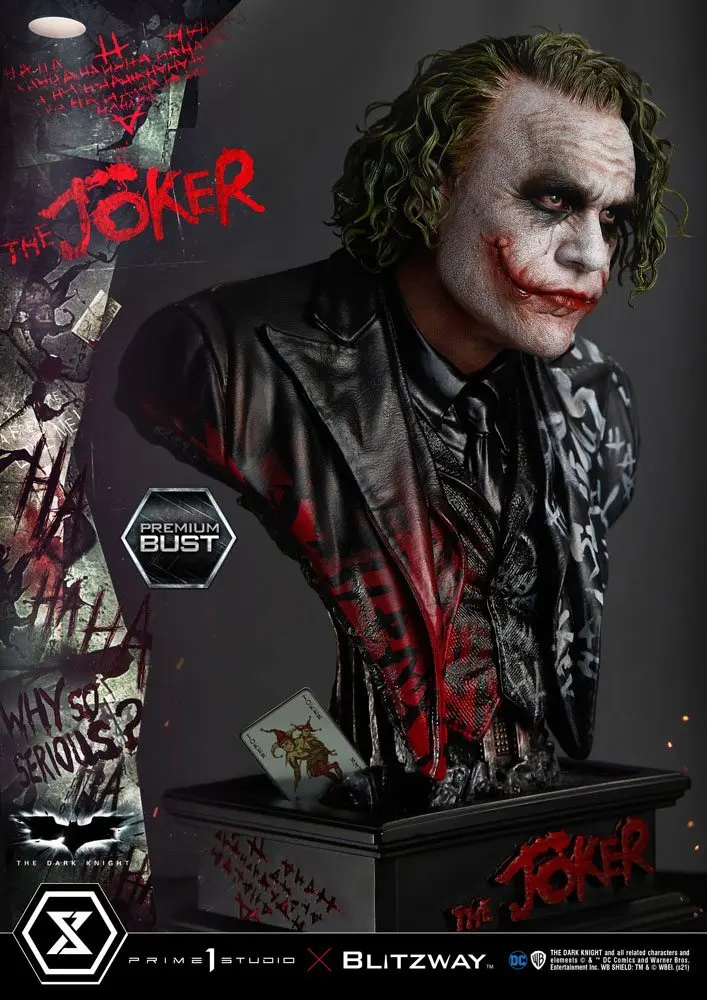 The Dark Knight Premium Busta The Joker 26 cm produktová fotografia