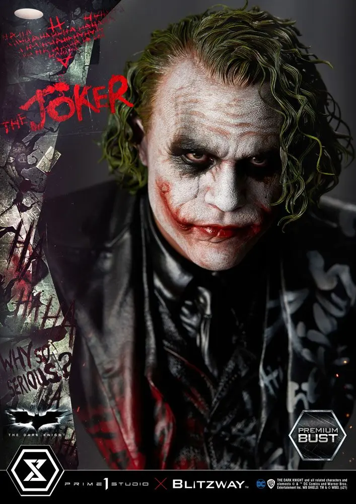 The Dark Knight Premium Busta The Joker 26 cm produktová fotografia