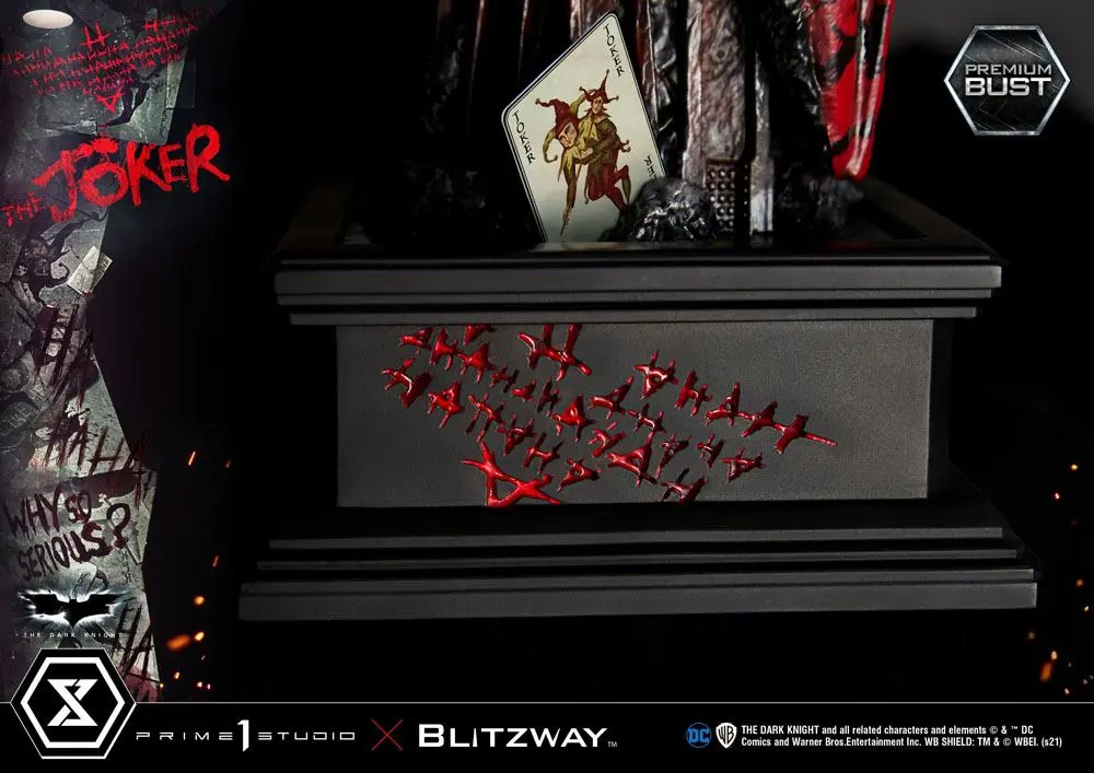 The Dark Knight Premium Busta The Joker 26 cm produktová fotografia