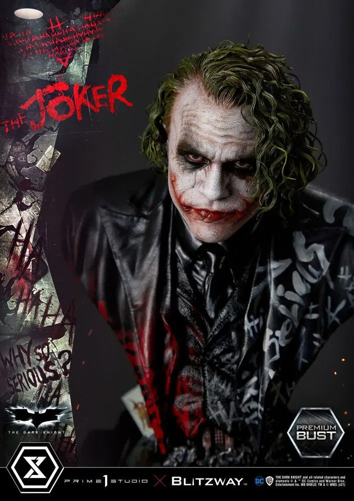 The Dark Knight Premium Busta The Joker 26 cm produktová fotografia