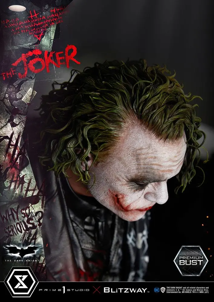 The Dark Knight Premium Busta The Joker 26 cm produktová fotografia
