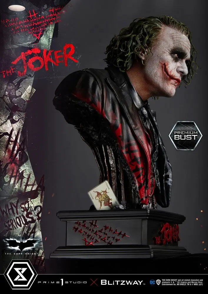 The Dark Knight Premium Busta The Joker 26 cm produktová fotografia