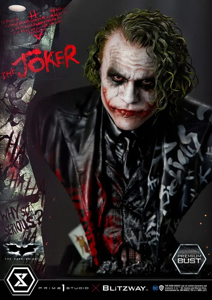 The Dark Knight Premium Busta The Joker 26 cm produktová fotografia