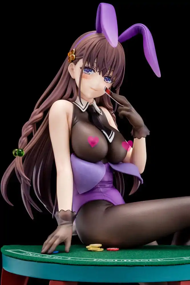 The Demon Sword Master of Excalibur Academy Socha 1/6 Elfine Phillet wearing flower's purple bunny costume with Nip Slip Gimmick System 17 cm produktová fotografia