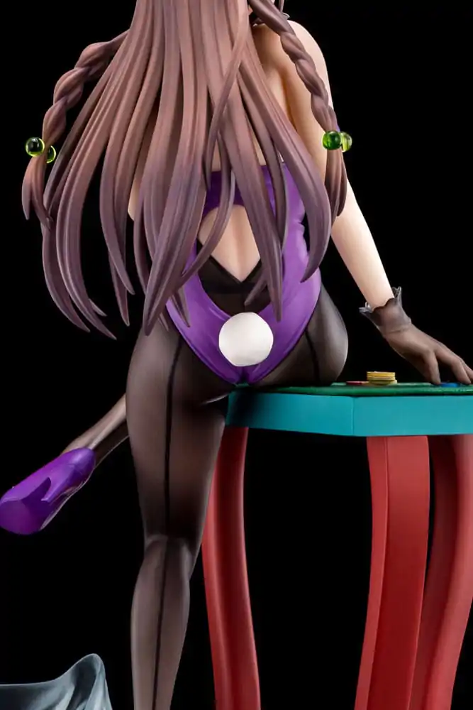 The Demon Sword Master of Excalibur Academy Socha 1/6 Elfine Phillet wearing flower's purple bunny costume with Nip Slip Gimmick System 17 cm produktová fotografia
