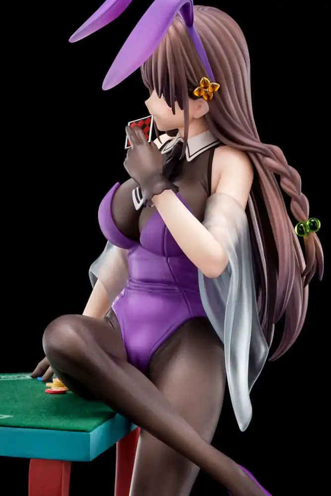 The Demon Sword Master of Excalibur Academy Socha 1/6 Elfine Phillet wearing flower's purple bunny costume with Nip Slip Gimmick System 17 cm produktová fotografia