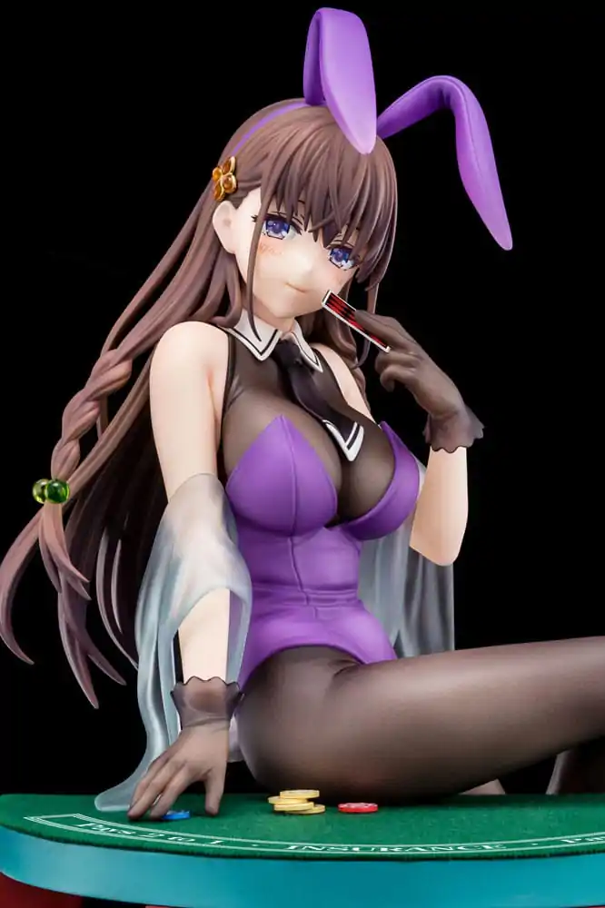 The Demon Sword Master of Excalibur Academy Socha 1/6 Elfine Phillet wearing flower's purple bunny costume with Nip Slip Gimmick System 17 cm produktová fotografia