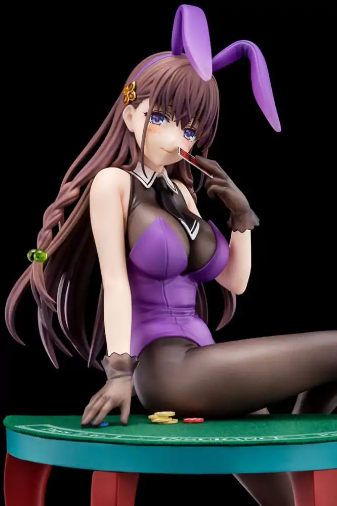 The Demon Sword Master of Excalibur Academy Socha 1/6 Elfine Phillet wearing flower's purple bunny costume with Nip Slip Gimmick System 17 cm produktová fotografia