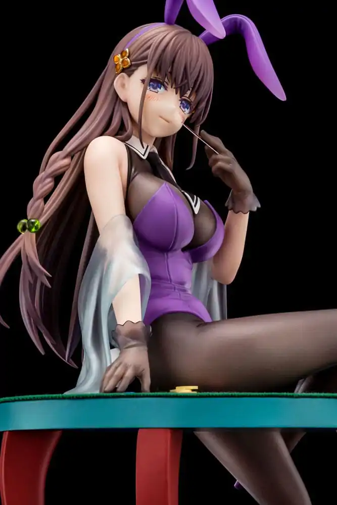 The Demon Sword Master of Excalibur Academy Socha 1/6 Elfine Phillet wearing flower's purple bunny costume with Nip Slip Gimmick System 17 cm produktová fotografia