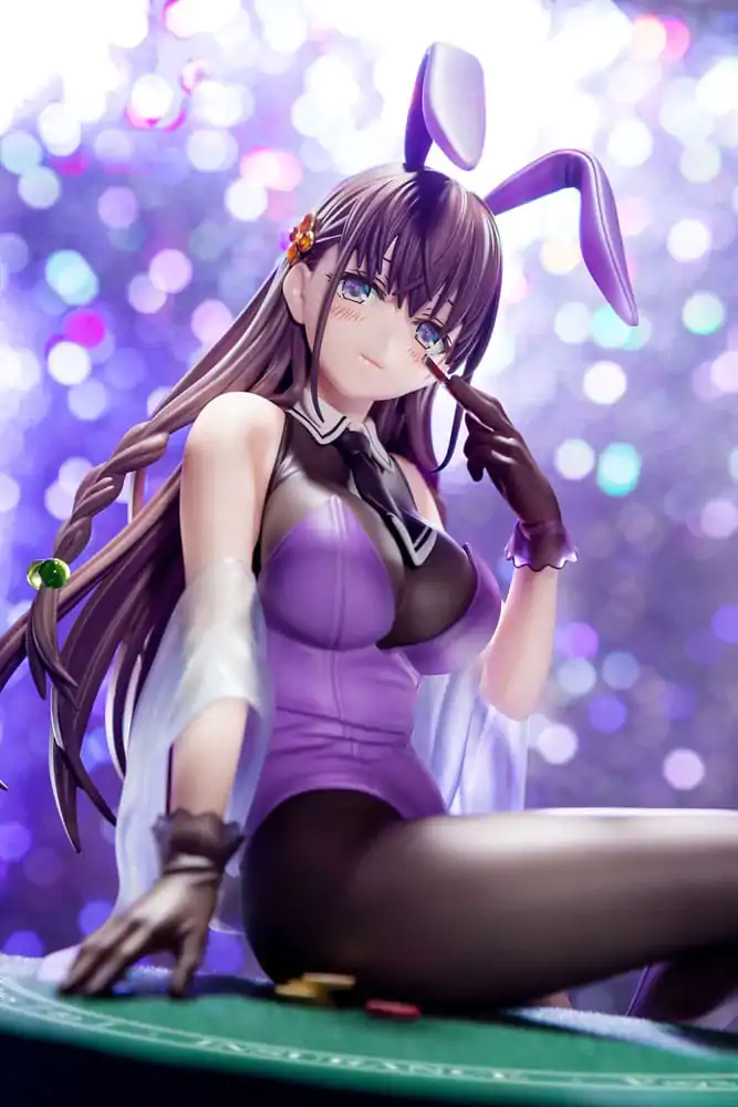 The Demon Sword Master of Excalibur Academy Socha 1/6 Elfine Phillet wearing flower's purple bunny costume with Nip Slip Gimmick System 17 cm produktová fotografia