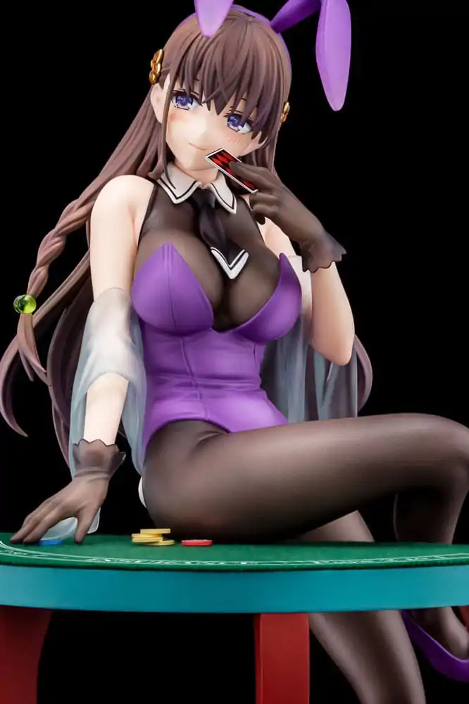 The Demon Sword Master of Excalibur Academy Socha 1/6 Elfine Phillet wearing flower's purple bunny costume with Nip Slip Gimmick System 17 cm produktová fotografia