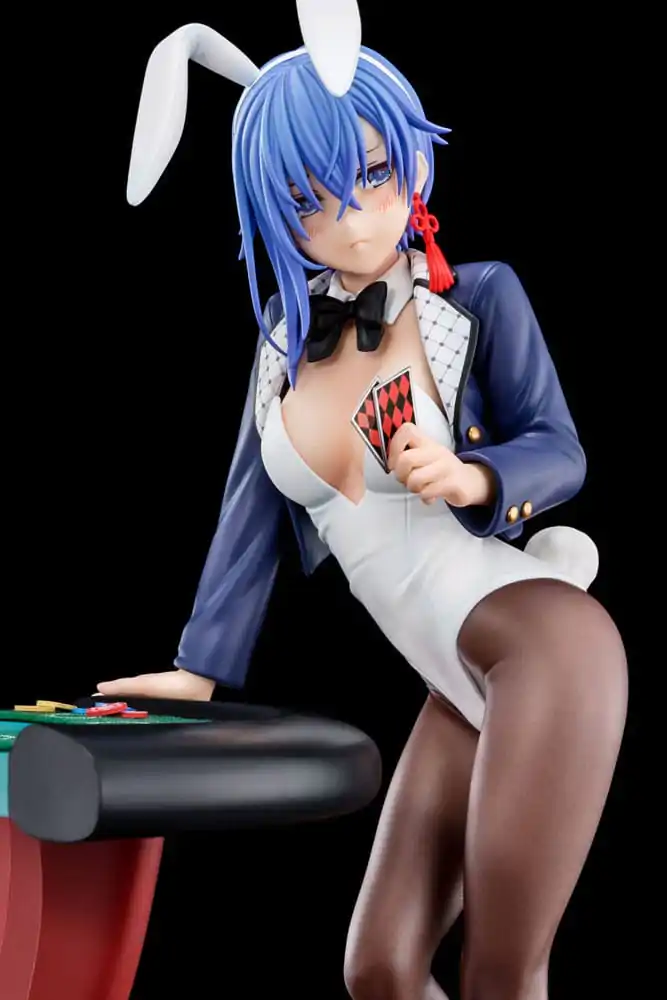 The Demon Sword Master of Excalibur Academy Statue 1/6 Sakuya Sieglinde wearing lapis lazuli blue bunny costume with Nip Slip Gimmick System 25 cmSoška The Demon Sword Master of Excalibur Academy 1/6 Sakuya Sieglinde v lapis lazuli modrom zajačikom kostýme s Nip Slip Gimmick System 25 cm produktová fotografia