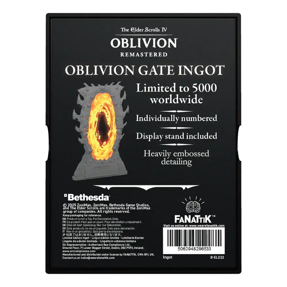 The Elder Scrolls IV: Oblivion Ingot Gates produktová fotografia