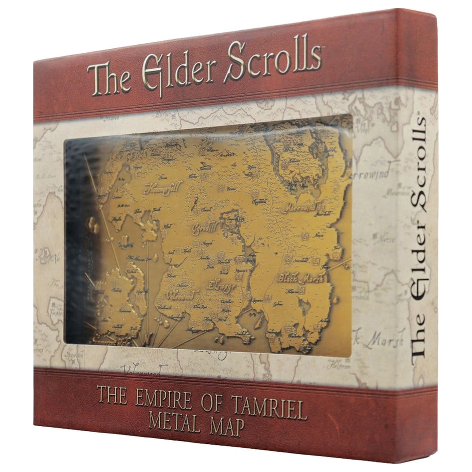 The Elder Scrolls Replika Kovová mapa Tamriel Limitovaná edícia 15 x 13 cm produktová fotografia