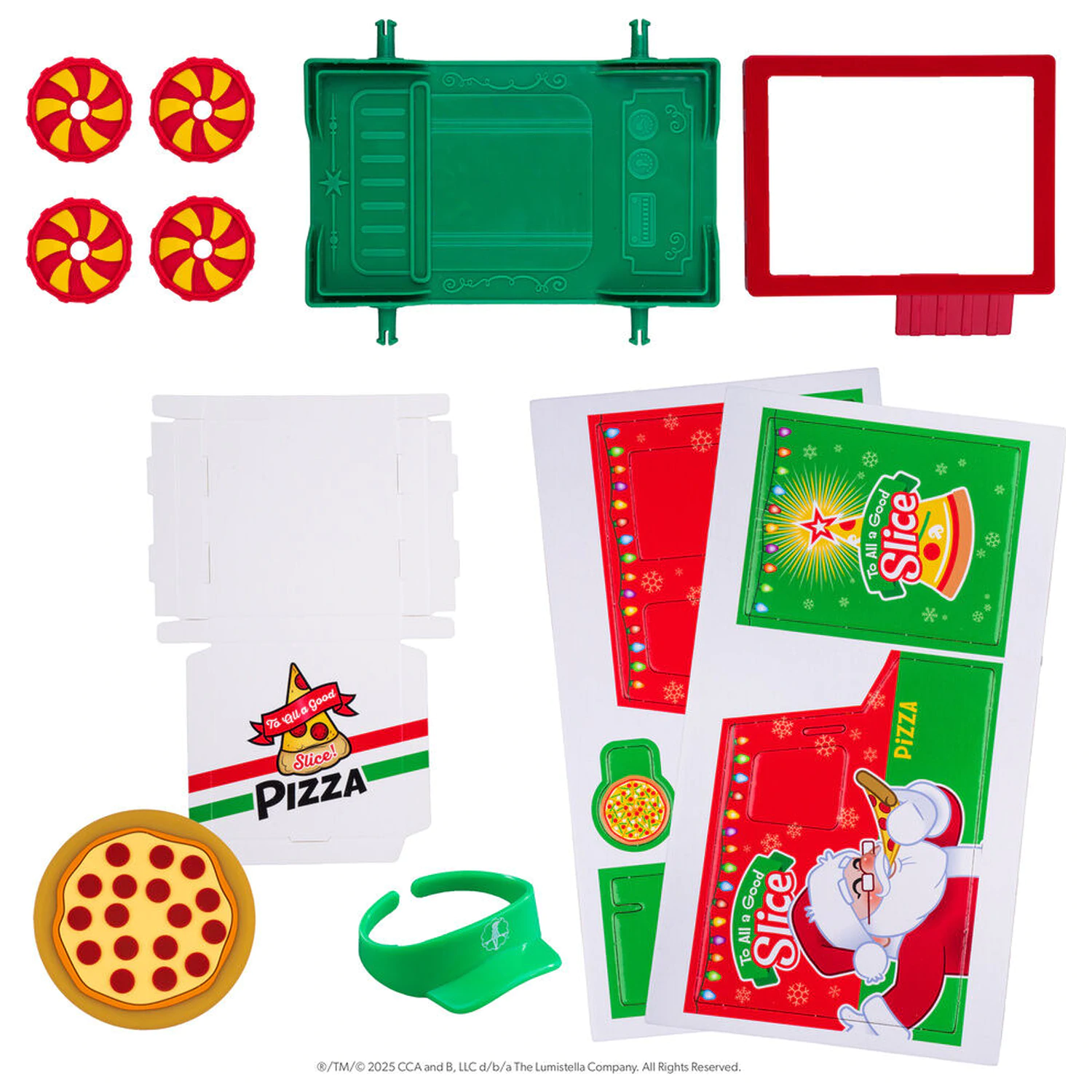 The Elf On the Shelf príslušenstvo na doručovanie pizze produktová fotografia