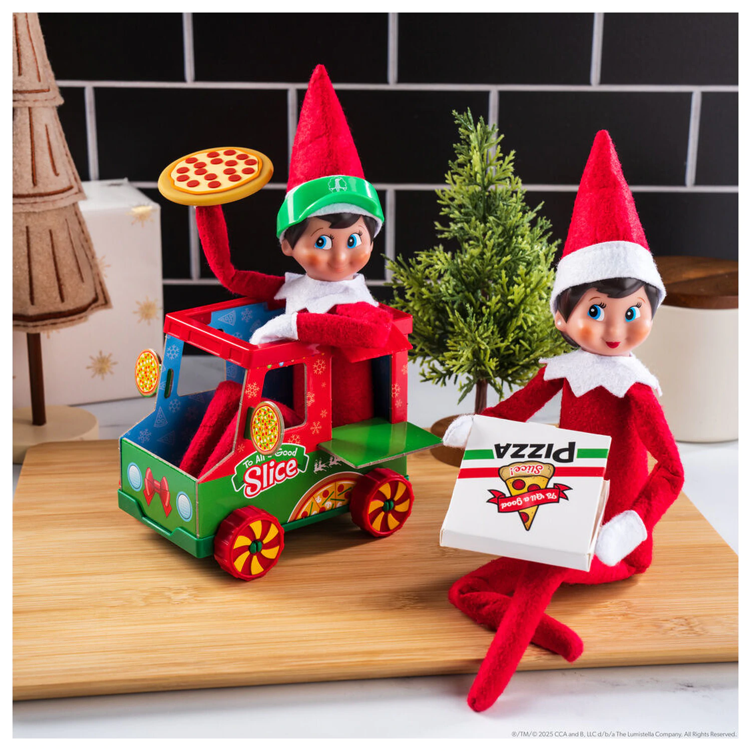 The Elf On the Shelf príslušenstvo na doručovanie pizze produktová fotografia