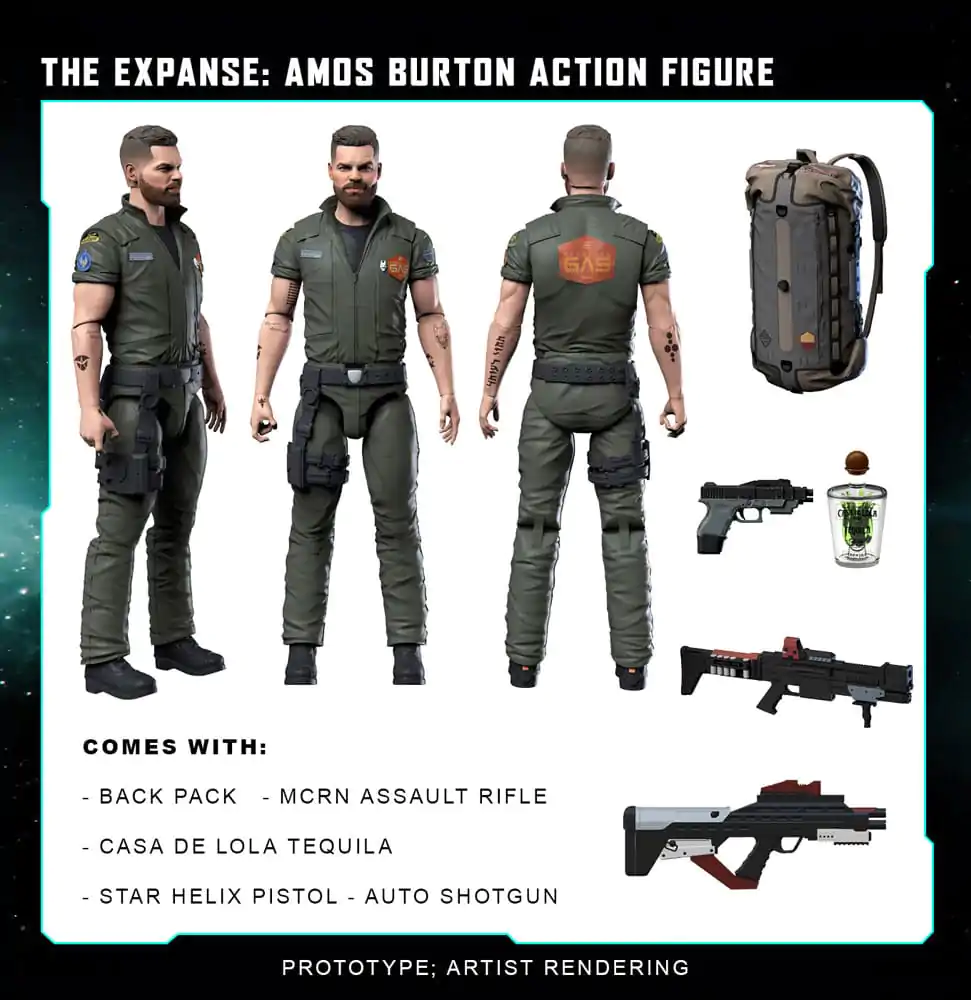 The Expanse Akčná figúrka Amos Burton 20 cm termékfotó