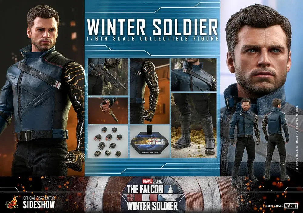 The Falcon and The Winter Soldier Akčná figúrka 1/6 Winter Soldier 30 cm produktová fotografia