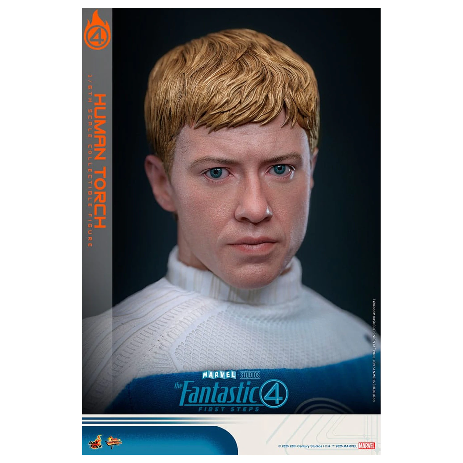 The Fantastic Four: First Steps Movie Masterpiece akčná figúrka 1/6 Human Torch 30 cm produktová fotografia