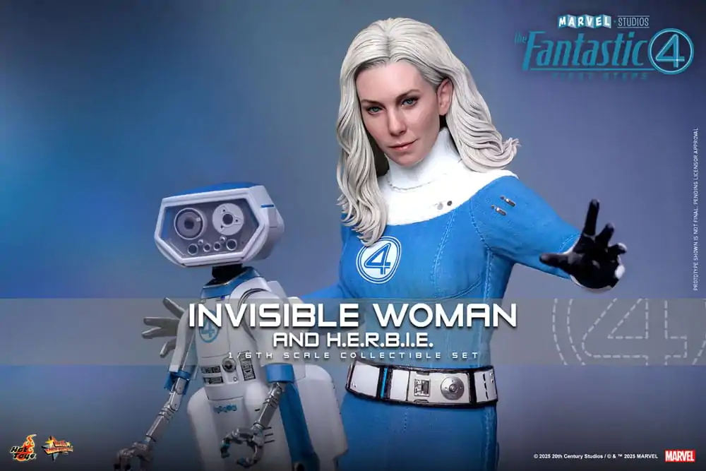 The Fantastic Four: First Steps Movie Masterpiece Akčná figúrka 2-balenie 1/6 Invisible Woman & H.E.R.B.I.E. 28 cm produktová fotografia