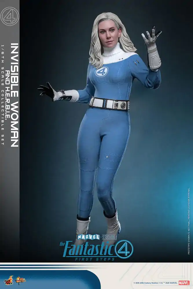 The Fantastic Four: First Steps Movie Masterpiece Akčná figúrka 2-balenie 1/6 Invisible Woman & H.E.R.B.I.E. 28 cm produktová fotografia