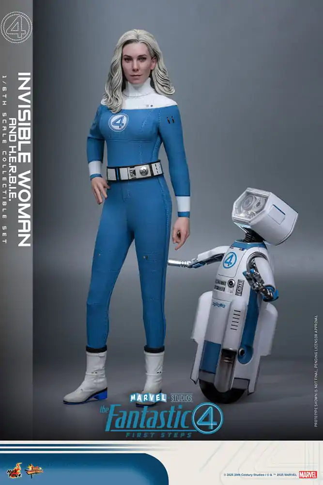The Fantastic Four: First Steps Movie Masterpiece Akčná figúrka 2-balenie 1/6 Invisible Woman & H.E.R.B.I.E. 28 cm produktová fotografia