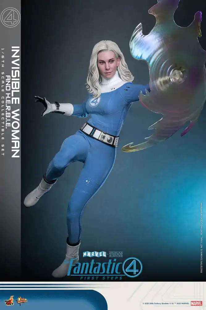 The Fantastic Four: First Steps Movie Masterpiece Akčná figúrka 2-balenie 1/6 Invisible Woman & H.E.R.B.I.E. 28 cm produktová fotografia