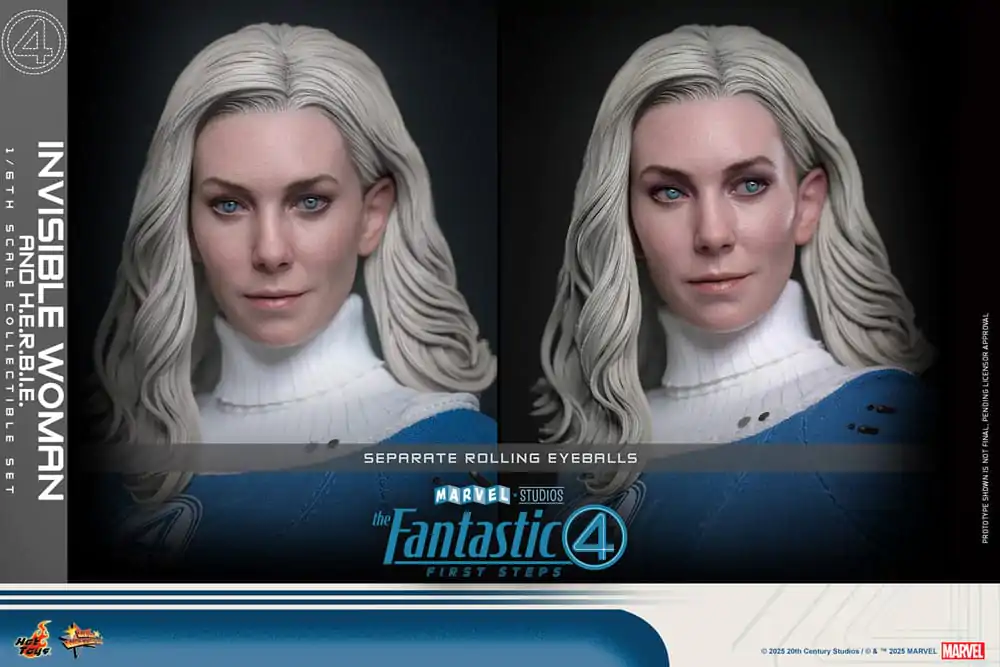 The Fantastic Four: First Steps Movie Masterpiece Akčná figúrka 2-balenie 1/6 Invisible Woman & H.E.R.B.I.E. 28 cm produktová fotografia