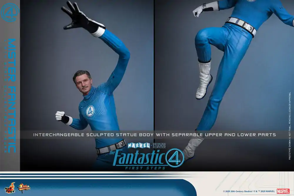 The Fantastic Four: First Steps Movie Masterpiece Akčná figúrka 1/6 Mister Fantastic 30 cm produktová fotografia