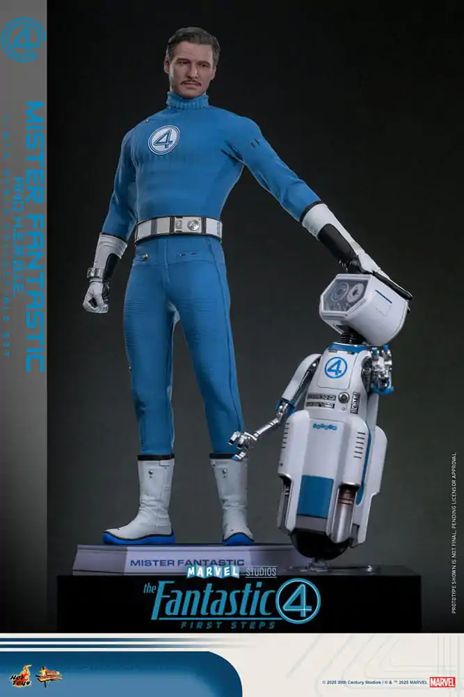 The Fantastic Four: First Steps Movie Masterpiece Akčná figúrka 2-balenie 1/6 Mister Fantastic & H.E.R.B.I.E. 30 cm produktová fotografia