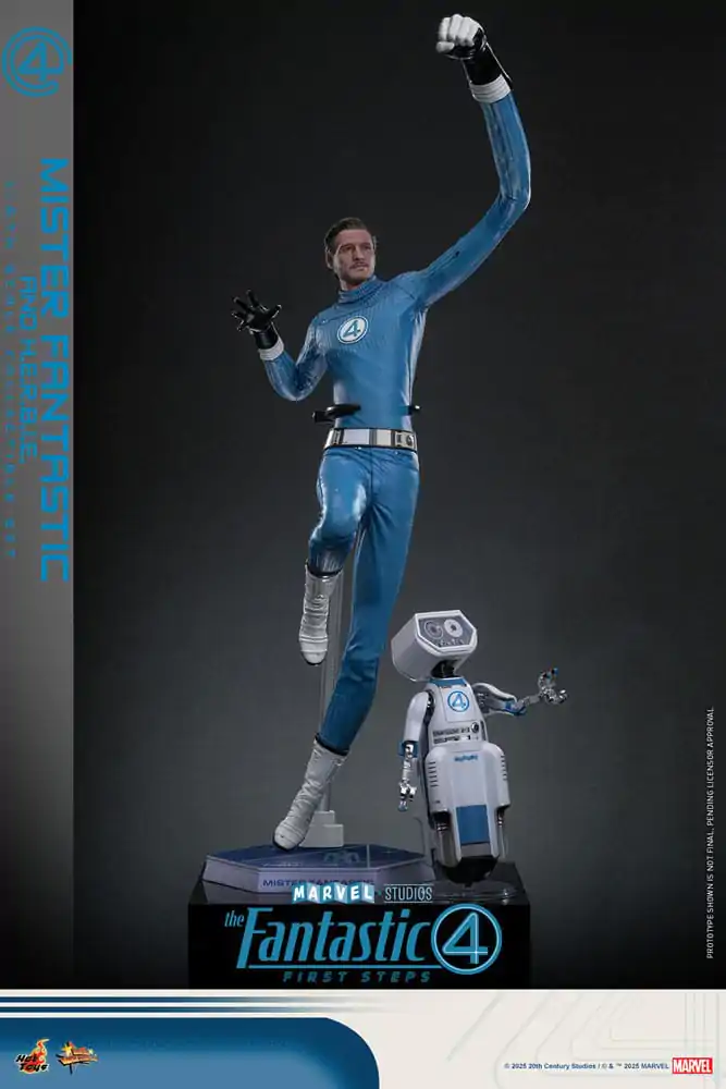 The Fantastic Four: First Steps Movie Masterpiece Akčná figúrka 2-balenie 1/6 Mister Fantastic & H.E.R.B.I.E. 30 cm produktová fotografia