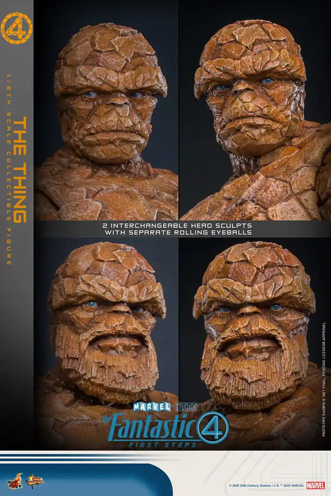 The Fantastic Four: First Steps Movie Masterpiece Akčná figúrka 1/6 The Thing 31 cm produktová fotografia