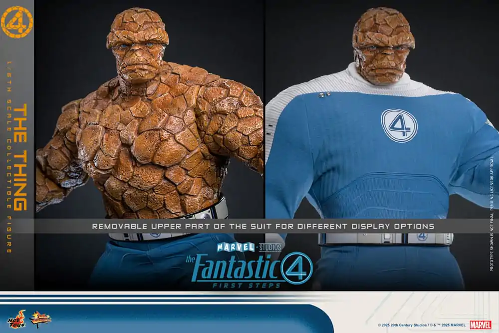 The Fantastic Four: First Steps Movie Masterpiece Akčná figúrka 1/6 The Thing 31 cm produktová fotografia