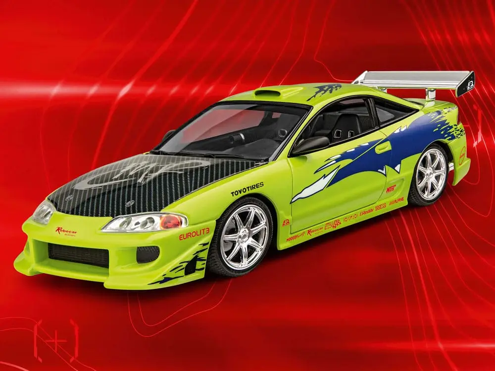The Fast & Furious Model Kit so základným príslušenstvom Brian's 1995 Mitsubishi Eclipse produktová fotografia