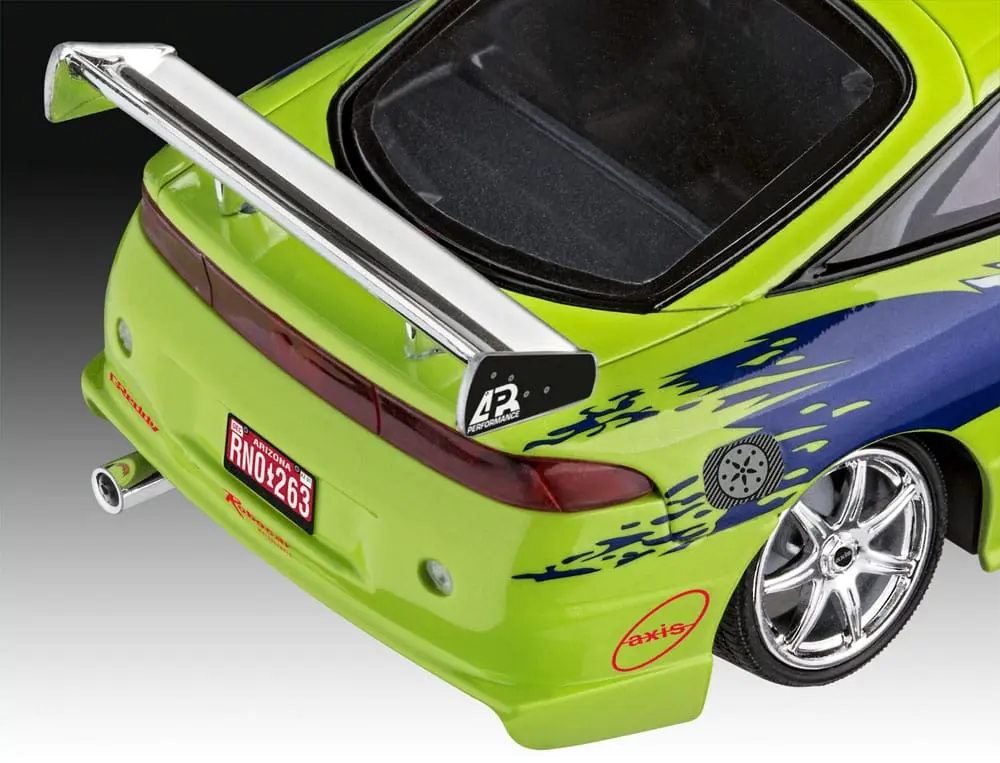 The Fast & Furious Model Kit so základným príslušenstvom Brian's 1995 Mitsubishi Eclipse produktová fotografia