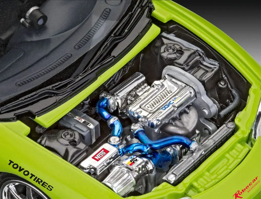 The Fast & Furious Model Kit so základným príslušenstvom Brian's 1995 Mitsubishi Eclipse produktová fotografia