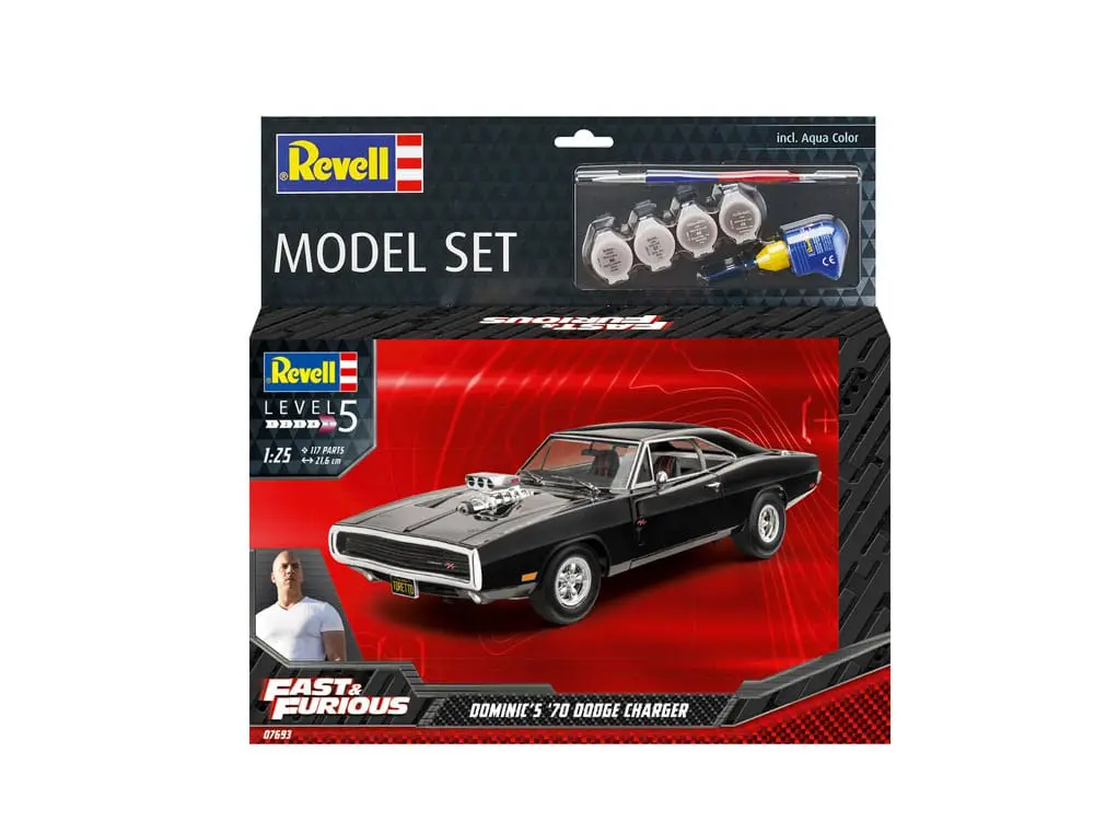 The Fast & Furious Model Kit so základným príslušenstvom Dominic's 1970 Dodge Charger termékfotó