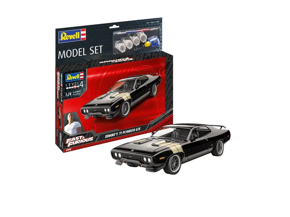 Modelová stavebnica The Fast & Furious so základnými doplnkami Dominic's 1971 Plymouth GTX produktová fotografia