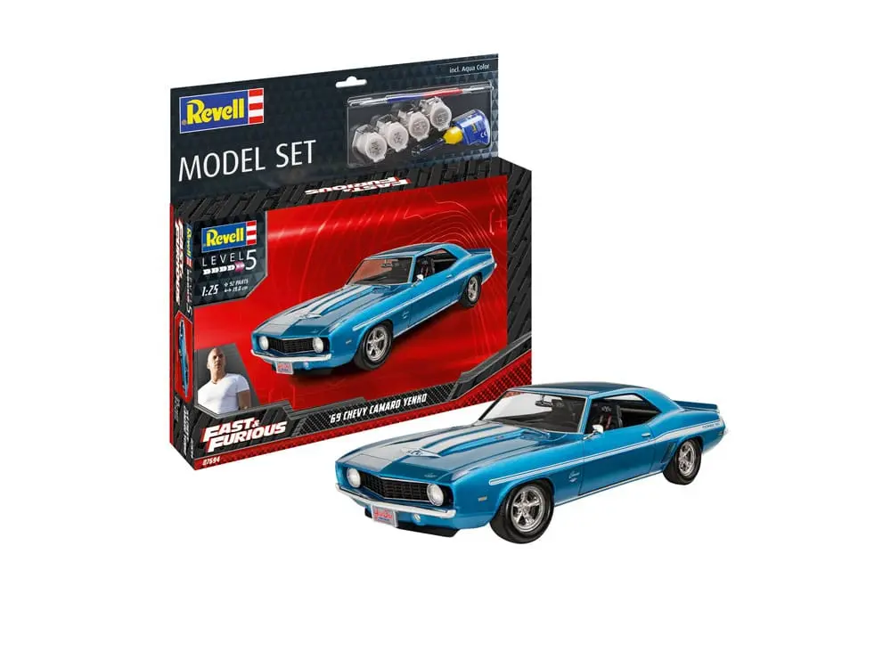 Modelová súprava Fast & Furious so základným príslušenstvom 1969 Chevy Camaro Yenko produktová fotografia