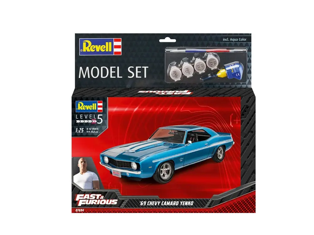 Modelová súprava Fast & Furious so základným príslušenstvom 1969 Chevy Camaro Yenko produktová fotografia