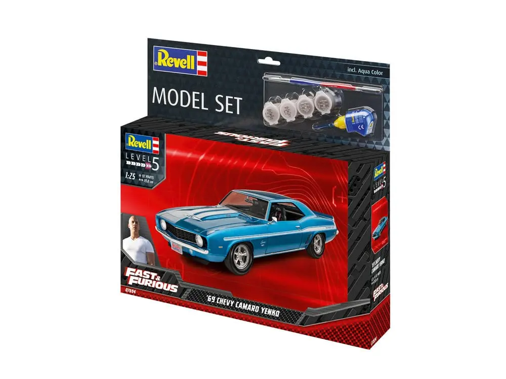 Modelová súprava Fast & Furious so základným príslušenstvom 1969 Chevy Camaro Yenko produktová fotografia