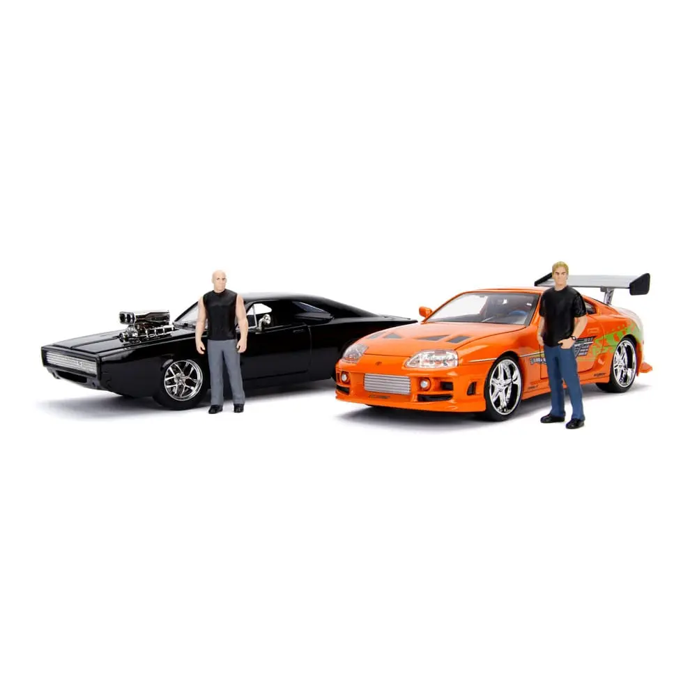 The Fast and Furious Zmenšený model Hollywood Rides 1/24 1970 Dodge Charger s figúrkou Dom Toretto produktová fotografia