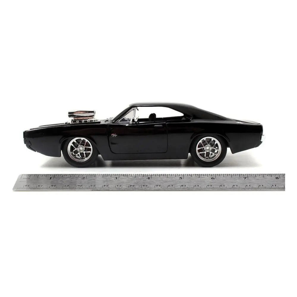 The Fast and Furious Zmenšený model Hollywood Rides 1/24 1970 Dodge Charger s figúrkou Dom Toretto produktová fotografia