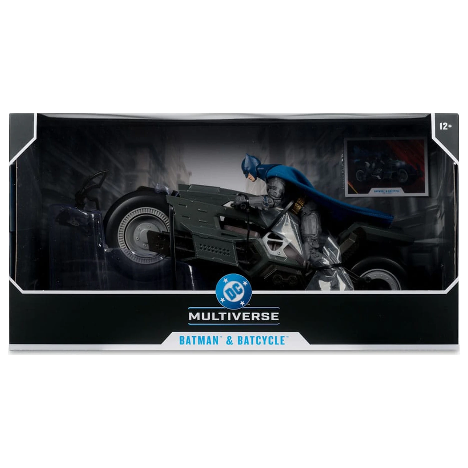 The Flash DC Multiverse Vozidlo Batcycle s Batmanom produktová fotografia