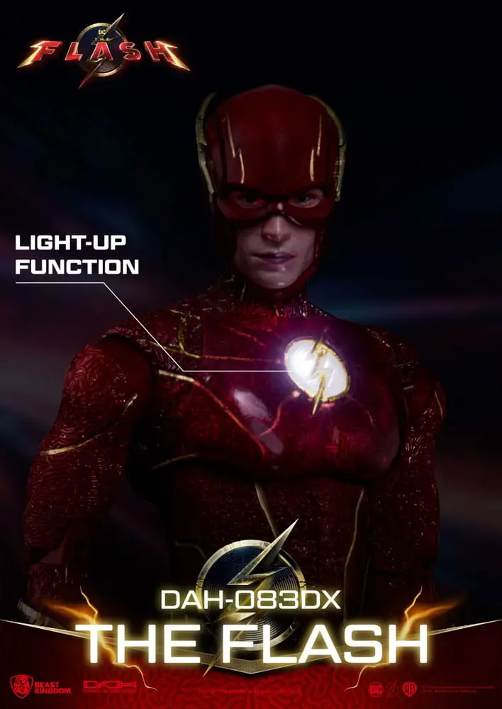 The Flash Dynamic 8ction Heroes Akčná figúrka 1/9 The Flash Deluxe Version 24 cm produktová fotografia
