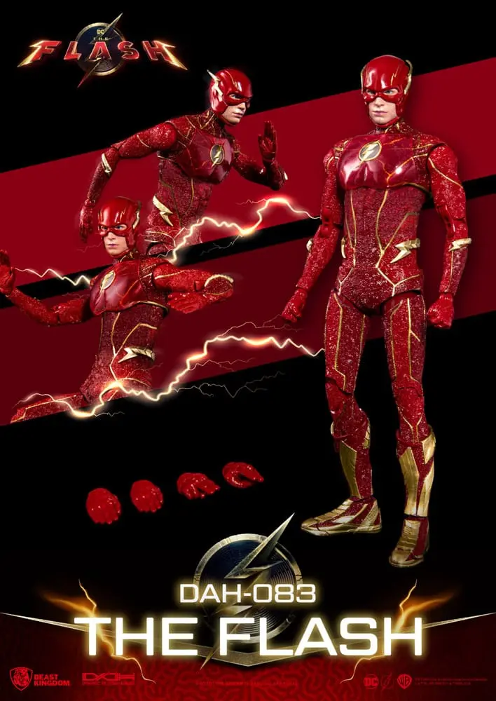 The Flash Dynamic 8ction Heroes Akčná figúrka 1/9 The Flash Deluxe Version 24 cm produktová fotografia