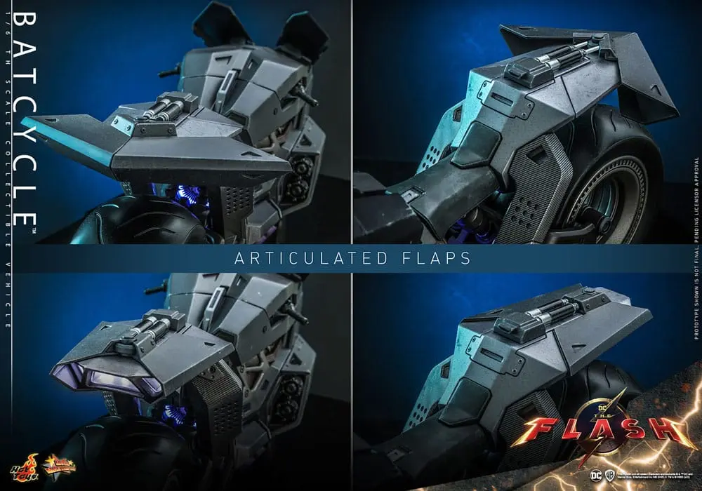 The Flash Movie Masterpiece Vehicle 1/6 Motorka Batcycle 56 cm produktová fotografia